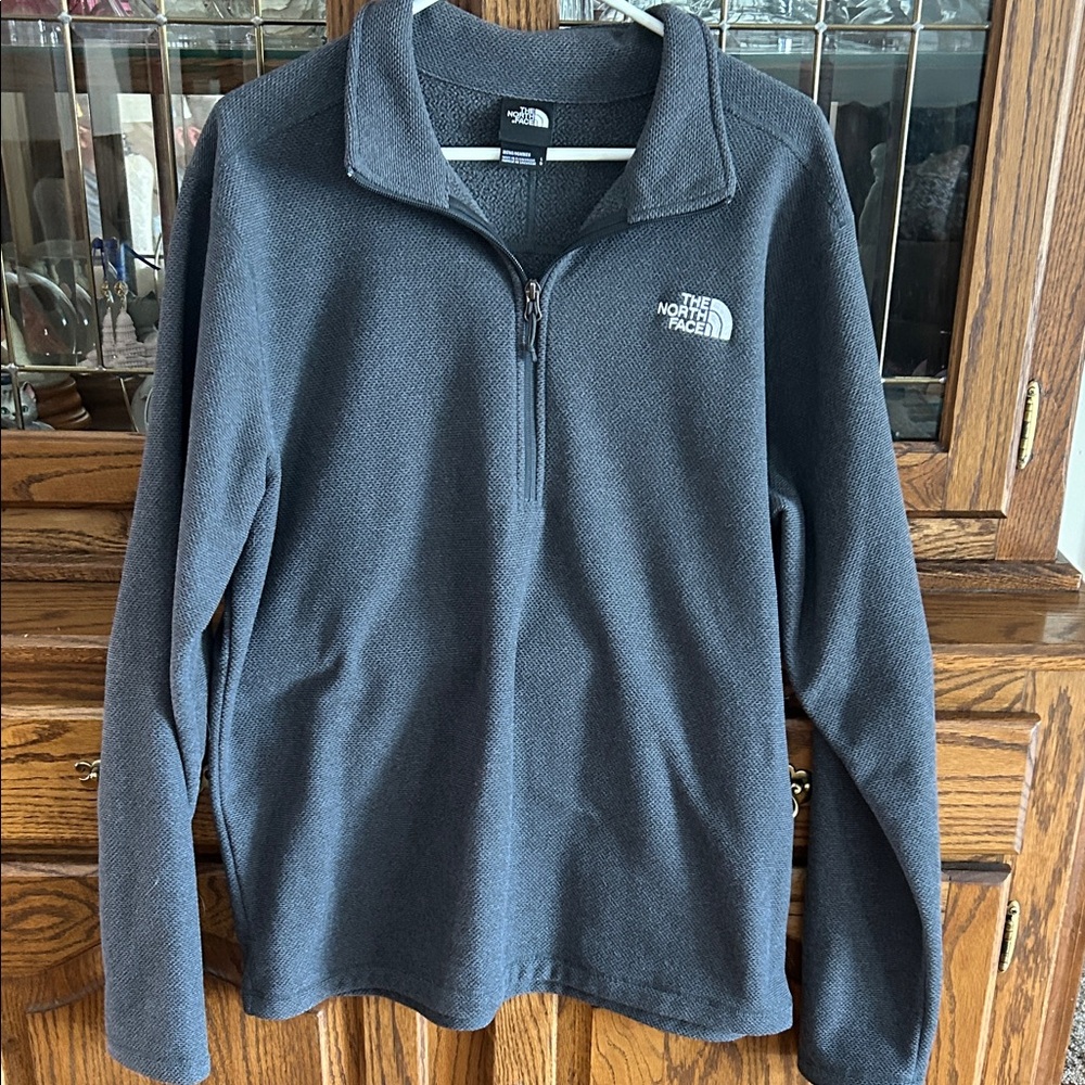 The North Face Charcoal Quarter-Zip Fleece